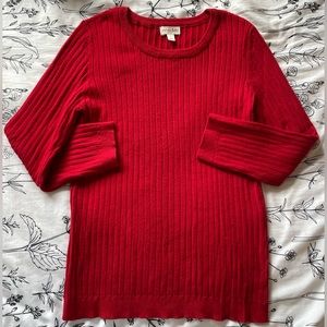 ♥️ Red Maison Jules Long-Sleeve Blouse- Never Worn